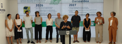 Oarsoaldeak eta Gipuzkoako gainerako garapen agentziek energia-trantsizioa bultzatzeko lankidetza hitzarmena berritu dute Foru Aldundiarekin